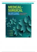 Test Bank For LeMone and Burke's Medical-Surgical Nursing: Clinical Reasoning in Patient Care 7th Edition By Paula Gubrud, Margaret Carno , Gerene Bauldoff RN PhD FAAN 9780134868189 All Chapters .