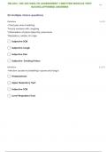 NR-302: | NR 302 HEALTH ASSESSMENT I WRITTEN MODULE TEST 17  HAVING AFFIRMED ANSWERS