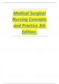 Medical-Surgical Nursing- Concepts and Practice 3th Edition deWit Complete Chap 01-47 Questions and Answers TEST BANK