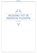 Inleiding tot de medische filosofie-  samenvatting