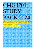 CMG3701 STUDY PACK 2024 