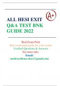 New File Update: ALL HESI EXIT Questions and Answers Test Bank with 100% Verified NGN Q&A | Latest 2024/25