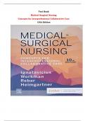 Medical Surgical Nursing  Concepts for Interprofessional Collaborative Care 10th Edition Test Bank By Donna D Ignatavicius, M Linda Workman, Cherie Rebar, Nicole M Heimgartner | Chapter 1 – 69, Latest - 2024|  