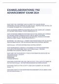 EXAM(ELABORATIONS) YN2 ADVANCEMENT EXAM 2024