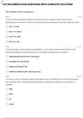 ATI DOCUMENTATION TEST 2 QUESTIONS WITH 100% CORRECT ANSWERS