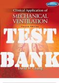 Clinical Application Of Mechanical Ventilation 4th Edition Test Bank