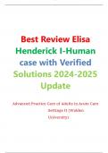 Best Review Elisa Henderick I-Human case with Verified Solutions 2024-2025 Update
