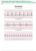 NR 341 EKG RHYTHM STRIPS/ COMPLEX CR / ALL RHYTHMS INCLUDED / VERIFIED EDITION 2024/ GRADED A+