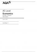 AS Level Economics AS Paper 1 (7135/1)