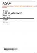 AQA MS 2023 A-level FURTHER MATHEMATICS 7367/3D Paper 3 Discrete