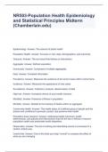 NR503-Population Health Epidemiology and Statistical Principles Midterm (Chamberlain.edu)