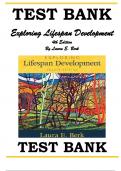 EXPLORING LIFESPAN DEVELOPMENT, 4TH EDITION LAURA E. BERK TEST BANK