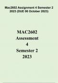 Mac2602 Assignment 4 Semester 2  2023
