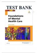 Test Bank For Foundations of Mental Health Care 8th Edition Morrison-Valfre