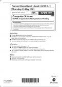 GCSE EDEXCEL May 2023 Computer Science Paper 2