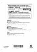 GCSE EDEXCEL May 2024 Computer Science Paper 2