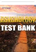 Test Bank For Introduction to Psychology - 12th - 2022 All Chapters - 9780357372722