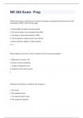 NR 304 EXAM PREPARATIONS WITH ANSWERS