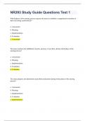 NR293 Study Guide Questions Test 1