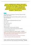 ATI RN COMPREHENSIVE PREDICTOR FORM A WITH NGN 2023-2024 NEWEST VERSION WITH 180  QUESTIONS AND CORRECT RATIONALE  ANSWERS/ ACTUAL RN COMPREHENSIVE  PREDICTOR EXAM 2024 WITH NGN ALREADY  GRADED A+ (BRAND NEW!!)