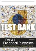 Test Bank For For All Practical Purposes - Eleventh Edition ©2022 All Chapters - 9781319057480