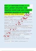 PCN-107 MIDTERM EXAM1,2 & 3 2024 LATEST UPDATED 100% VERIFIED QUESTIONS AND CORRECT ANSWERS GRADED BY EXPERTS