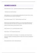 Biomechanics 48 Exam Questions And Answers