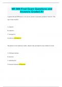 NR 509-Final Exam Questions and Answers Graded A+