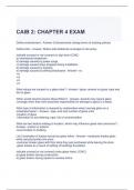CAIB 2 CHAPTER 4 EXAM QUESTIONS AND ANSWERS