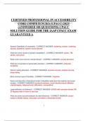 CERTIFIED PROFESSIONAL IN ACCESSIBILITY CORE COMPETENCIES (CPACC) 2023/ (ANSWERED 100 QUESTIONS) CPACC SOLUTION GUIDE FOR THE IAAP CPACC EXAM GUARANTEED A.