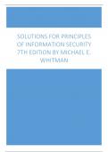 Solutions For Principles of Information Security 7th Edition by Michael E. Whitman.docx