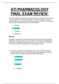 ATI PHARMACOLOGYFINAL EXAM REVIEW