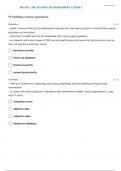 NR 302 HEALTH ASSESSMENT I EXAM 1B QUESTIONS WITH 100% CORRECT MARKING SCHEME 