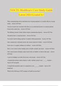 NOCTI- Healthcare Core Study Guide Latest 2024 Graded A+