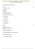 NR 302 HEALTH ASSESSMENT I MODULE TEST 19 QUESTIONS WITH 100% SOLVED SOLUTIONS