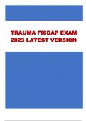 TRAUMA FISDAP EXAM  2023 LA