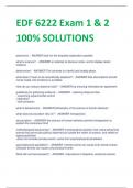LATEST EDF 6222 Exam 1 & 2 100% SOLUTIONS