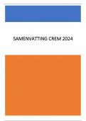 Samenvatting Huisvestingsmanagement -  CREM