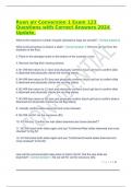 Ryan air Conversion 1 Exam Questions with Correct Answers 2024 Update.