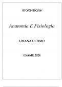 BIO09 BIO16 ANATOMIA E FISIOLOGIA UMANA ULTIMO ESAME 2024.