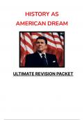 History A-level: American Dream Revision Guide Topic 1-5