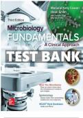 TEST BANK FOR MICROBIOLOGY FUNDAMENTALS A CLINICAL APPROACH 3RD EDITION BY COWAN ALL CHAPTERS