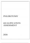 PHLEBOTOMY QUALIFICATION ASSESSMENT 2024.