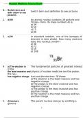 Nuclear Medicine Course Exam Questions and Correct Answers.