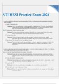 ATI HESI Practice Exam 2024 Download To Score A+