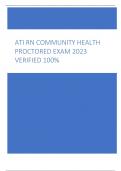 ATI RN COMMUNITY HEALTH PROCTORED