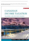 TEST BANK for Canadian Income Taxation Planning and Decision Making, 25th Edition by William Buckwold, Joan Kitunen, Matthew Roman, Abraham Iqbal