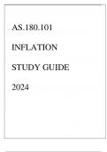 AS.180.101 INFLATION STUDY GUIDE 2024.