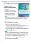 Test Bank for Varcarolis' Foundations of Psychiatric Mental Health Nursing 8th Edition by Margaret Jordan Halter 9780323389679 Chapter 1-36 | Complete Guide A+