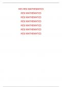 HESI MATHEMATICS (2)